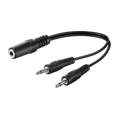 Klinke kabel 5mm - y, buchse