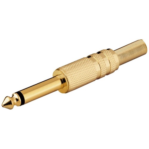 Klinken stecker 3mm mono - 6,3mm,