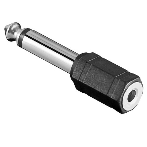 Audio adapter klinke mono - audio, 6,35