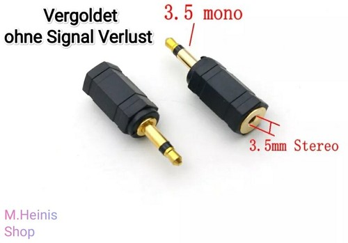 Audio adapter 5mm klinke - 3,5mm,