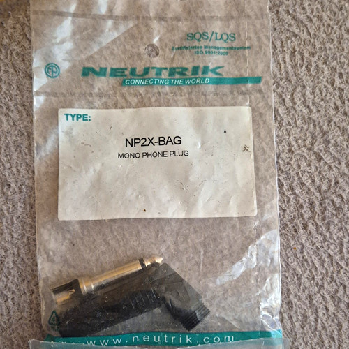 Neutrik np2x bag audiostecker - np2x-bag,