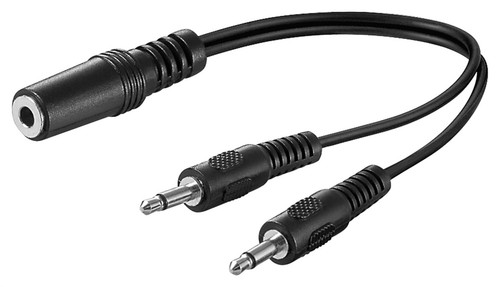 Goobay audio kabeladapter - audio, y-kabeladapter