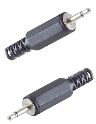 Klinkenstecker mono 5mm - klinkenstecker, 2,5mm,