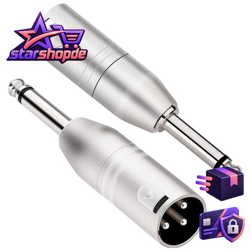 Xlr klinke adapter 35mm ts - xlr,